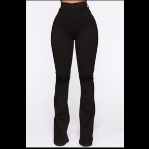 Here to stay flare jeans